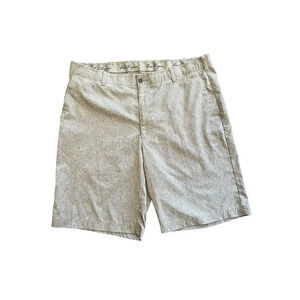 Ben Hogan Men's Chino Shorts Size 40 Grey Casual Flat Front